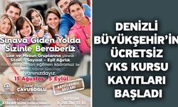 Denizli Büyükşehir’in ücretsiz YKS kursu kayıtları başladı