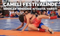 Çameli Festivalinde Minikler Minderde Kıyasıya Yarıştı
