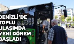 Denizli’de toplu ulaşımda yeni dönem başladı