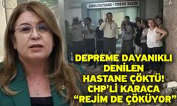 Depreme Dayanıklı Denilen Hastane Çöktü! CHP’li Karaca “Rejim de Çöküyor”