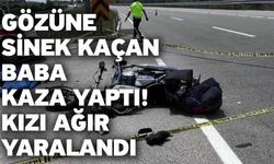Gözüne Sinek Kaçan Baba Kaza Yaptı! Kızı Ağır Yaralandı