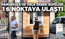 Pamukkale'de Halk Ekmek Büfeleri 16 Noktaya Ulaştı