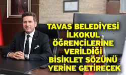 Tavas Belediyesi İlkokul Öğrencilerine Verildiği Bisiklet Sözünü Yerine Getirecek
