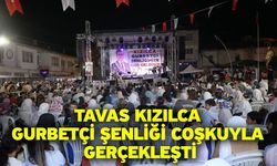 Tavas Kızılca Gurbetçi Şenliği coşkuyla gerçekleşti