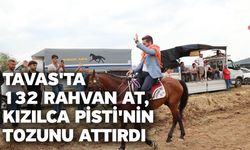 Tavas'ta 132 rahvan at, Kızılca Pisti'nin tozunu attırdı