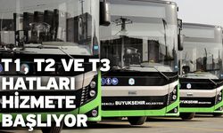 T1, T2 ve T3 Hatları Hizmete Başlıyor
