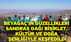 Beyağaç'ın güzellikleri Sandras Dağı Bisiklet, Kültür ve Doğa Şenliğiyle keşfedildi