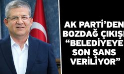 AK Parti’den Bozdağ Çıkışı “Belediyeye Son Şans Veriliyor”