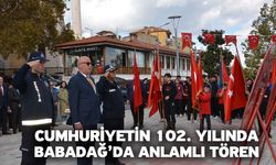 Cumhuriyetin 102. Yılında Babadağ’da Anlamlı Tören