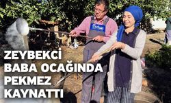 Zeybekci Baba Ocağında Pekmez Kaynattı
