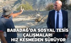 Babadağ’da Sosyal Tesis Çalışmaları Hız Kesmeden Sürüyor