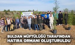 Buldan Müftülüğü tarafından hatıra ormanı oluşturuldu