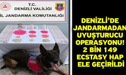 Denizli’de Jandarmadan Uyuşturucu Operasyonu! 2 Bin 149 Ecstasy Hap Ele Geçirildi