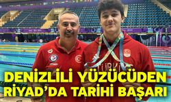 Denizlili yüzücüden Riyad’da tarihi başarı