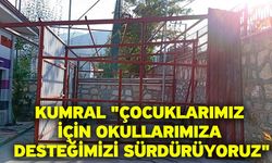 Kumral "Çocuklarımız İçin Okullarımıza Desteğimizi Sürdürüyoruz"