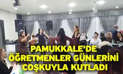 Pamukkale'de öğretmenler günlerini coşkuyla kutladı