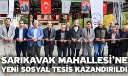 Sarıkavak Mahallesi’ne Yeni Sosyal Tesis Kazandırıldı