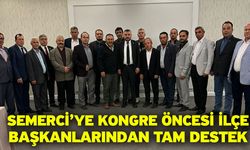 İYİ Parti İl Başkanı Süleyman Semerci’ye Kongre Öncesi İlçe Başkanlarından Tam Destek