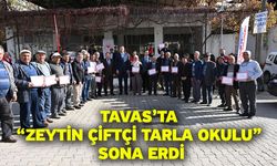Tavas’ta “Zeytin Çiftçi Tarla Okulu” Sona Erdi