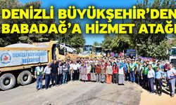 Denizli Büyükşehir’den Babadağ’a hizmet atağı