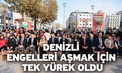 Denizli engelleri aşmak için tek yürek oldu