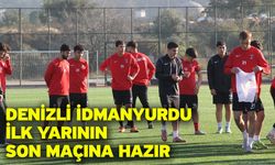 Denizli İdmanyurdu ilk yarının son maçına hazır
