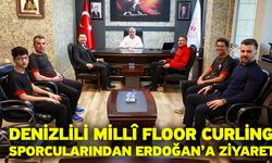 Denizlili Millî Floor Curling Sporcularından Erdoğan’a Ziyaret