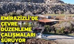 Emirazizli’de Çevre Düzenleme Çalışmaları Sürüyor