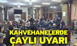Kahvehanelerde Çaylı Uyarı