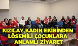 Kızılay Kadın Ekibinden Lösemili Çocuklara Anlamlı Ziyaret