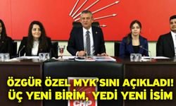 Özgür Özel MYK’sını Açıkladı: Üç Yeni Birim, Yedi Yeni İsim
