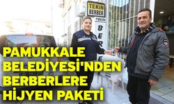 Pamukkale Belediyesi'nden Berberlere Hijyen Paketi