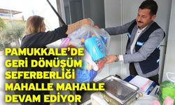 Pamukkale’de Geri Dönüşüm Seferberliği Mahalle Mahalle Devam Ediyor