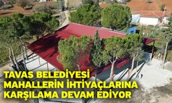 Tavas Belediyesi mahallerin ihtiyaçlarına karşılama devam ediyor