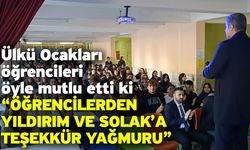 Ülkü Ocakları öğrencileri öyle mutlu etti ki “Öğrencilerden Yıldırım Ve Solak’a Teşekkür Yağmuru”