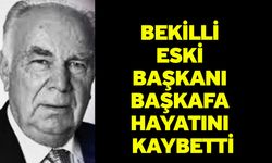 Bekilli Eski Başkanı Başkafa Hayatını Kaybetti