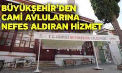 Cami avlularında dört mevsim konfor