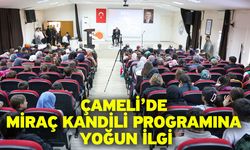 Çameli’de Miraç Kandili Programına Yoğun İlgi