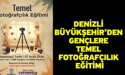 Denizli Büyükşehir’den gençlere temel fotoğrafçılık eğitimi