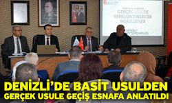 Denizli’de Basit Usulden Gerçek Usule Geçiş Esnafa Anlatıldı