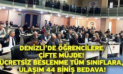 Denizli’de Öğrencilere Çifte Müjde! Ücretsiz Beslenme Tüm Sınıflara, Ulaşım 44 Biniş Bedava!