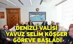 Denizli Valisi Yavuz Selim Köşger Göreve Başladı