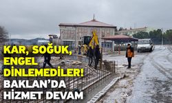 Kar, Soğuk, Engel Dinlemediler! Baklan’da Hizmet Devam
