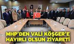 MHP’den Vali Köşger’e Hayırlı Olsun Ziyareti