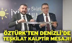 Öztürk’ten Denizli’de "Teşkilat Kalptir" Mesajı! İlk Ziyarette Anlamlı Hediye