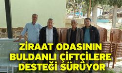 Ziraat odasının Buldanlı çiftçilere desteği sürüyor