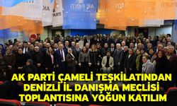 AK Parti Çameli Teşkilatından Denizli İl Danışma Meclisi Toplantısına Yoğun Katılım