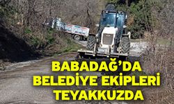 Babadağ’da Belediye Ekipleri Teyakkuzda