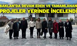 Baklan’da Devam Eden ve Tamamlanan Projeler Yerinde İncelendi