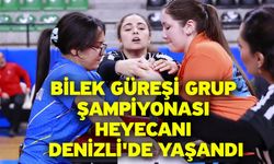 Bilek Güreşi Grup Şampiyonası heyecanı Denizli'de yaşandı